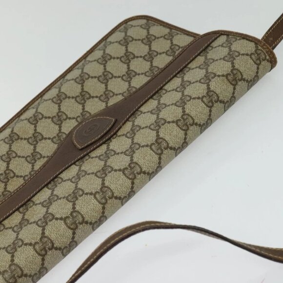 GUCCI GG Supreme Shoulder Bag PVC Beige Gold 004 904 0671 Auth - Picture 9 of 14